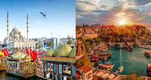 مقایسه سفر به آنتالیا و استانبول